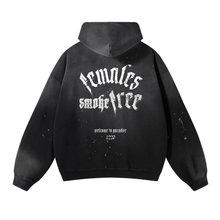 Load image into Gallery viewer, ‘PARADISE’ VINTAGE ART HOODIE BLACK
