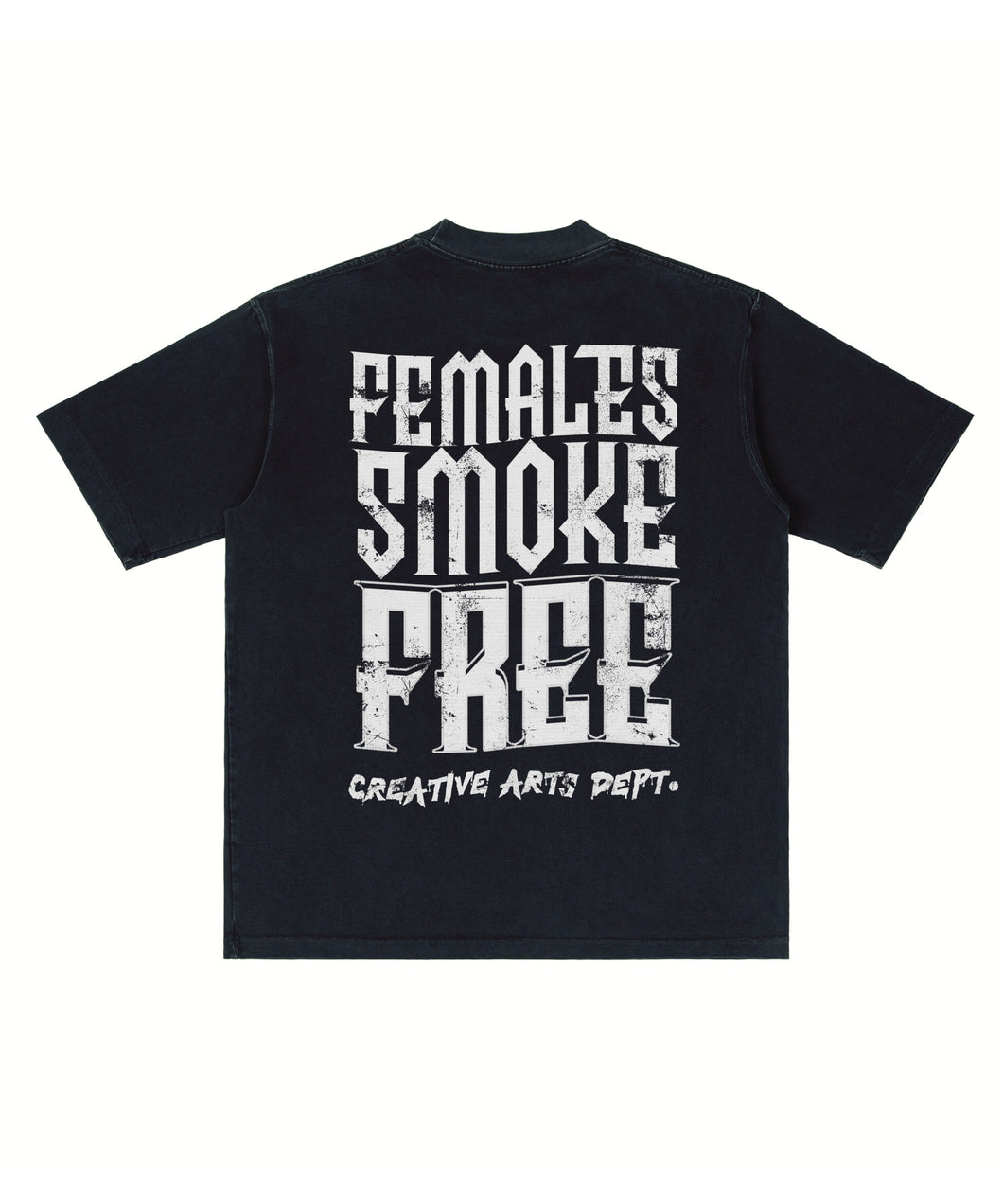 ‘CREATIVE ARTS’ VINTAGE TEE BLACK