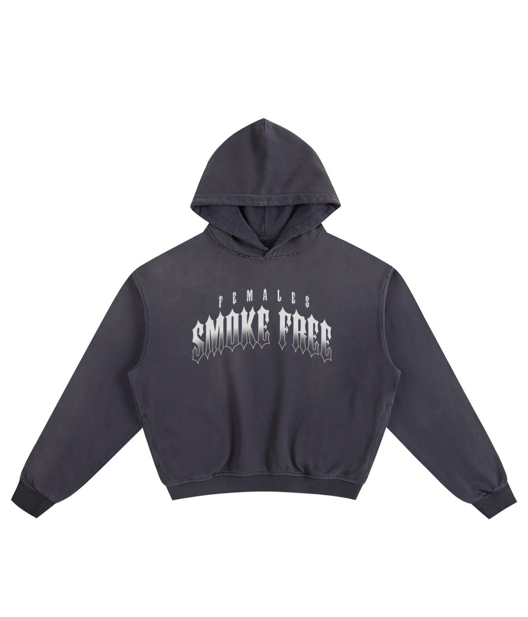 ‘THRASHER’ BOXY HOODIE SUNFADE NAVY